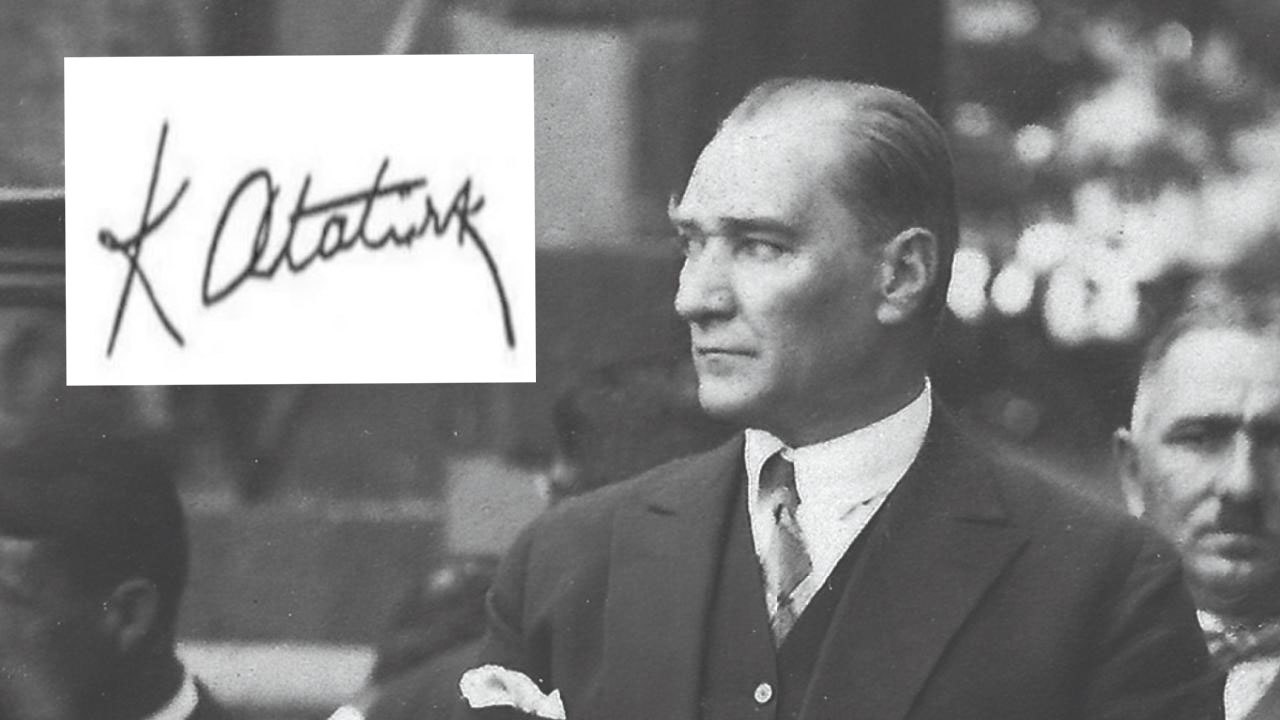 Bakanlık, Atatürk’ün orijinal imzalarını paylaştı