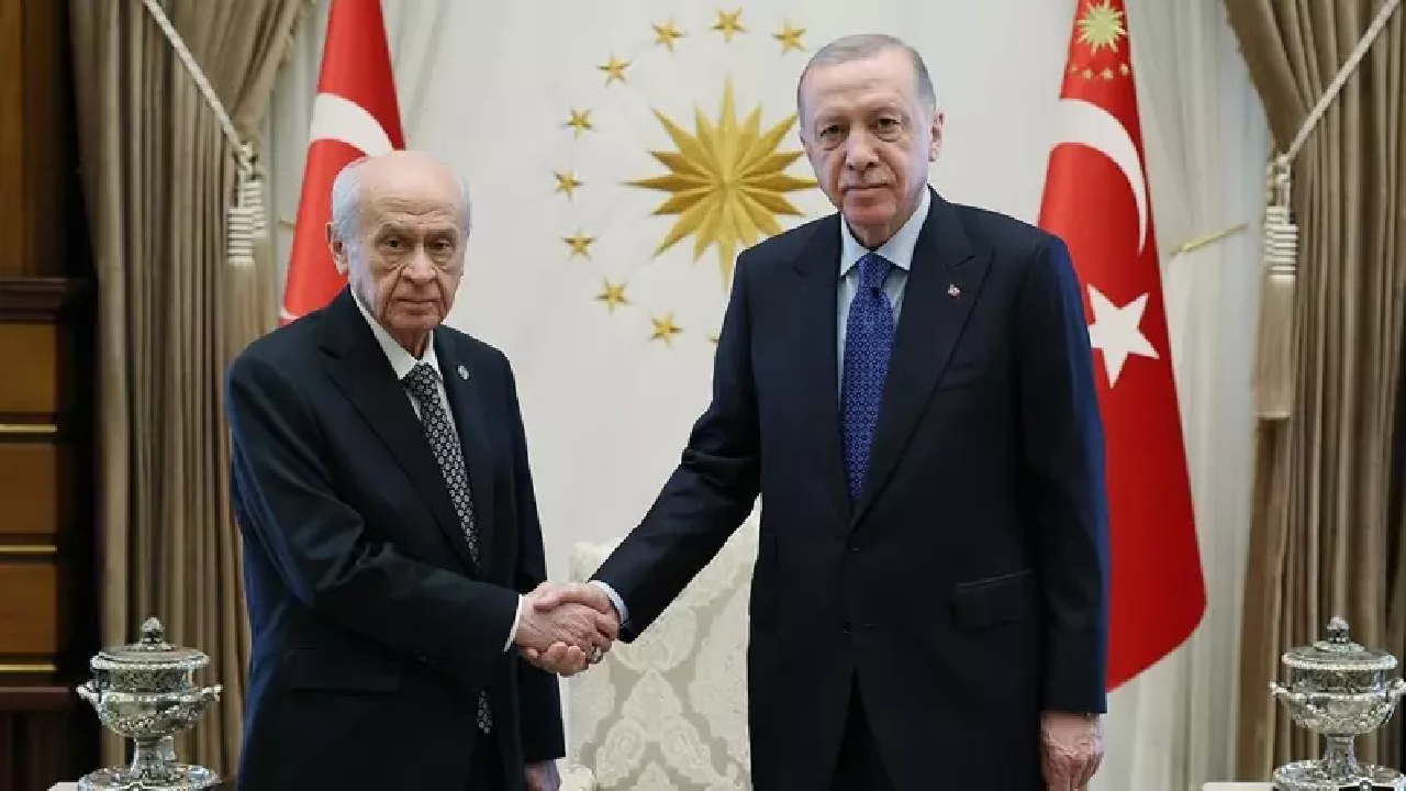 Erdoğan-Bahçeli görüşmesi sona erdi