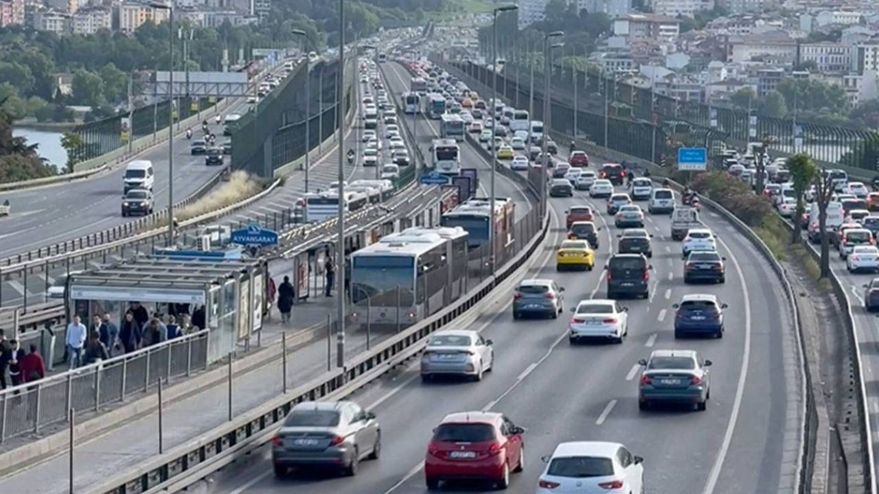 İstanbul’da trafik yoğunluğu yüzde 65’e çıktı