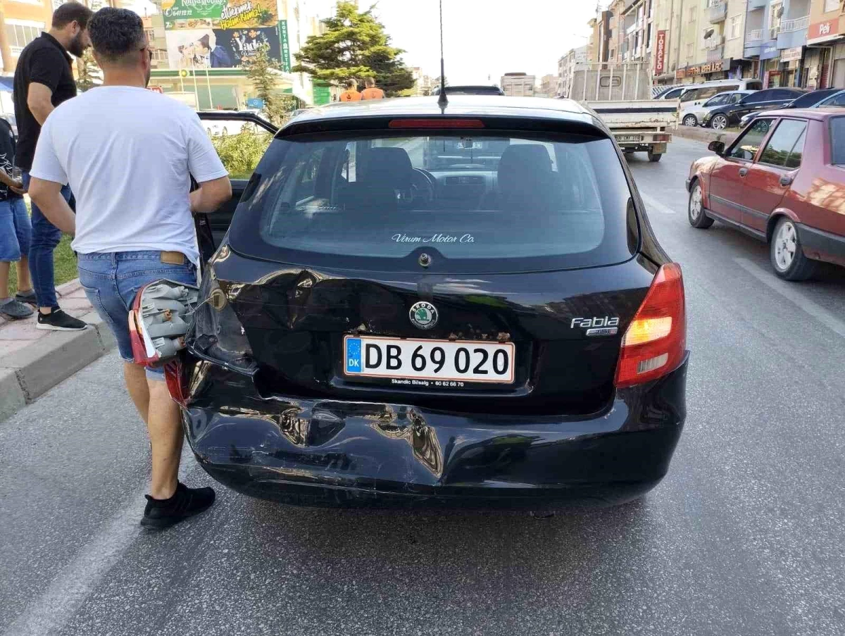 Konya’da trafik kazası: 2 kişi yaralandı