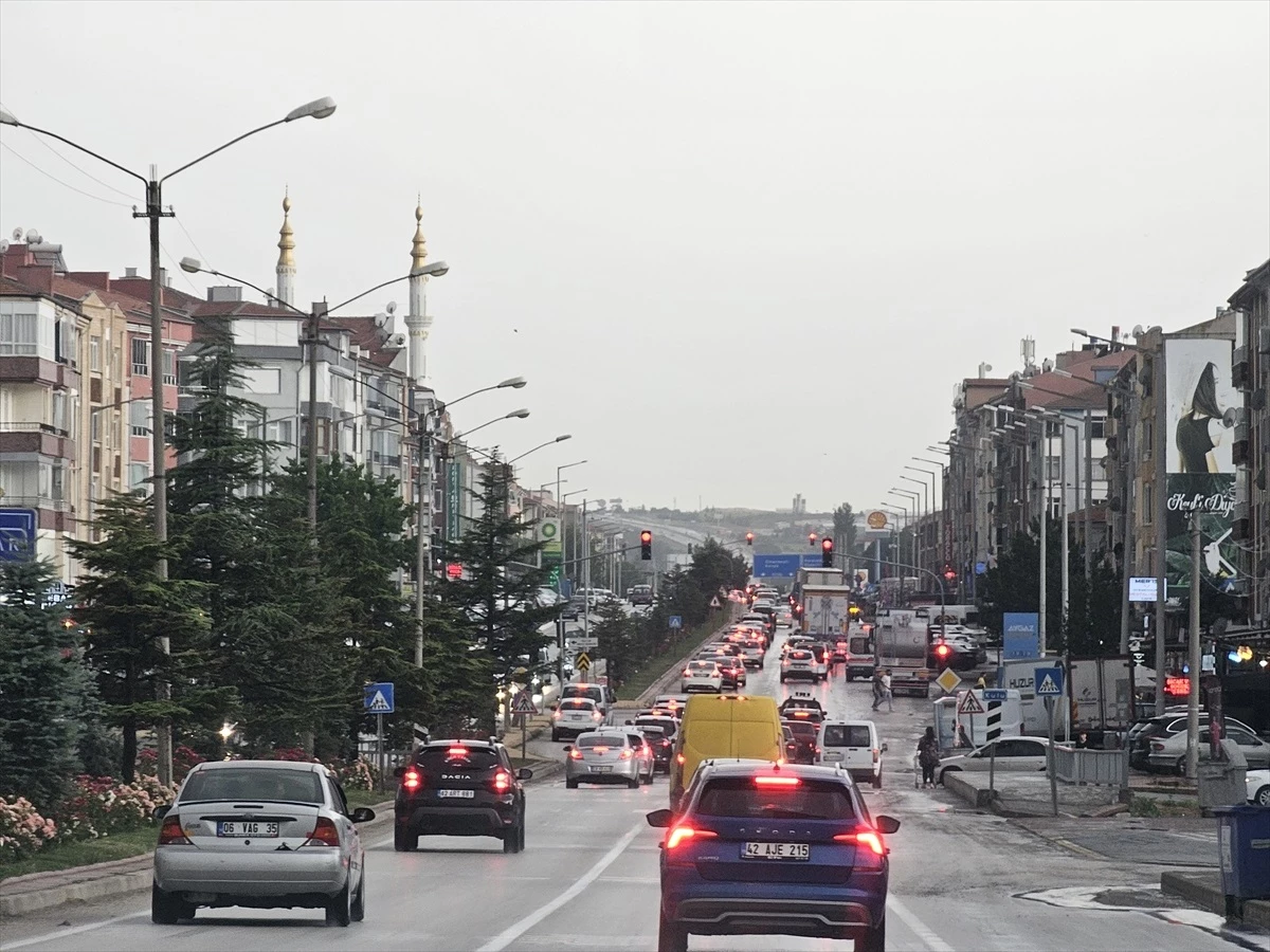 Kurban Bayramı Tatilinde Ankara-Konya Kara Yolunda Yoğunluk