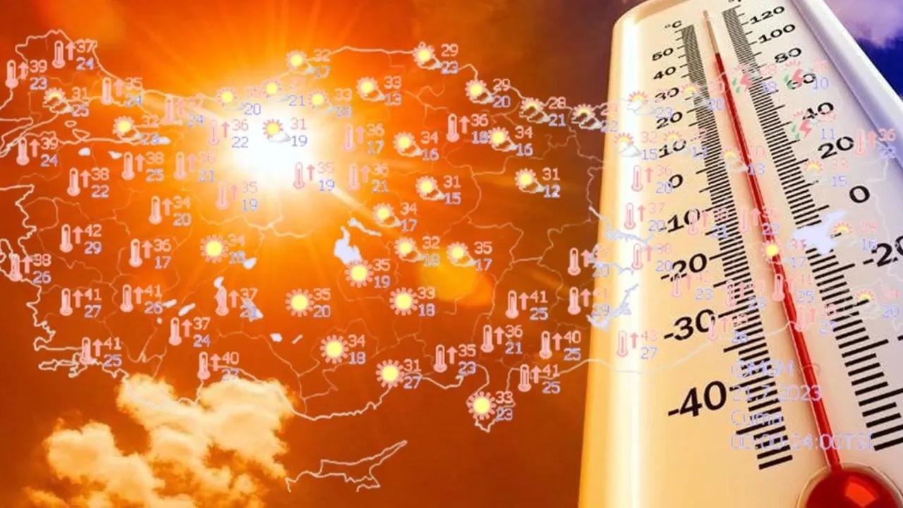 Meteoroloji’den açıklama! Yurt genelinde hava sıcaklıkları 40 dereceyi geçecek