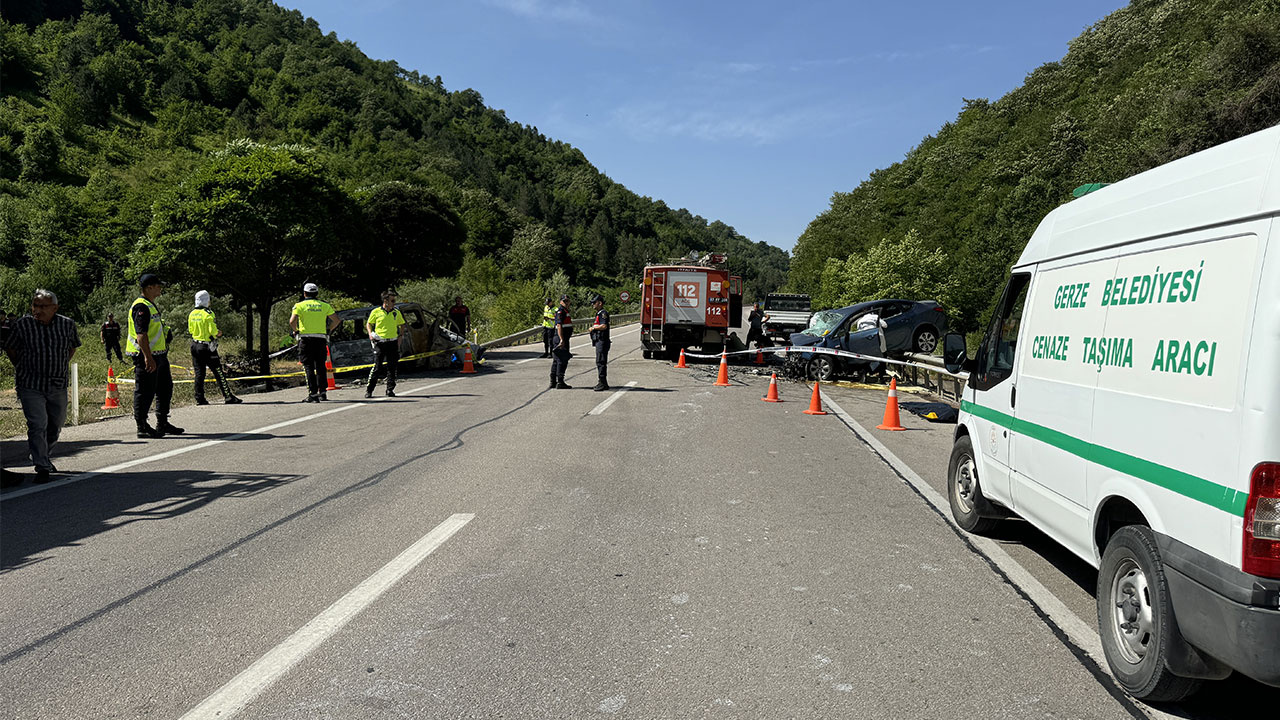 Sinop’ta korkunç kaza: 3 kişi öldü, 3 kişi yaralandı