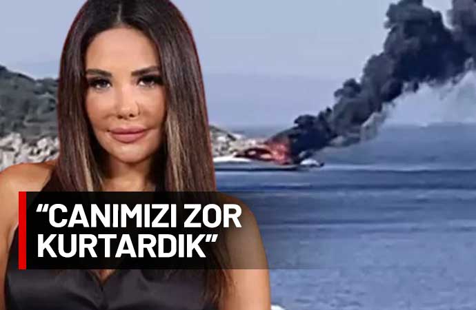 Esra Balamir’in içinde bulunduğu tekne alev alev yandı – Ankaragündem