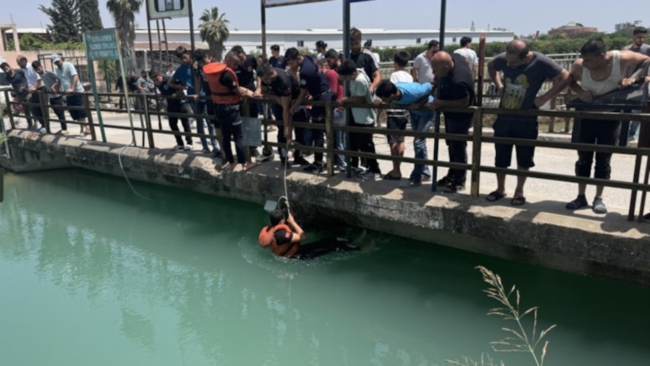 Sulama kanalına atlayan eşini kurtarmak için sulama kanalına atladı: Kendisi öldü, eşi kurtuldu