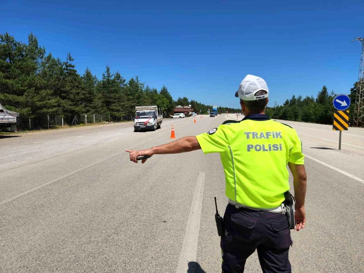 Kastamonu’da Kurban Bayramı tatili son gününde sürücülere denetim