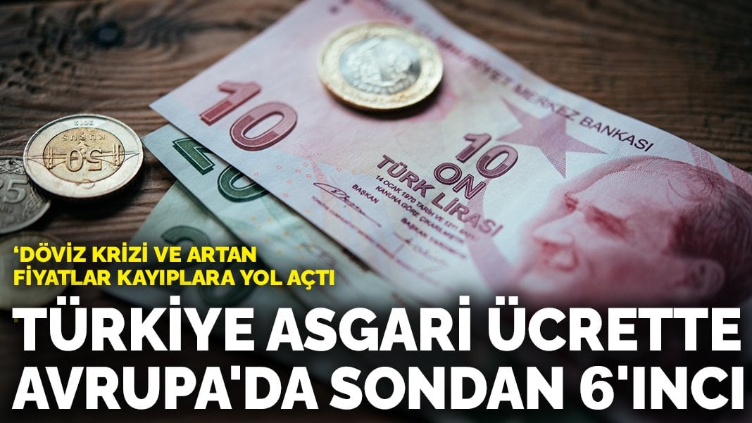 DİSK-AR: Türkiye asgari ücrette Avrupa’da sondan 6’ıncı