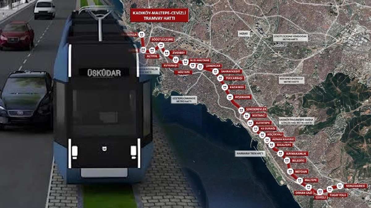 Üsküdar’a tramvay müjdesi! Yeni tramvay hatlarının müjdesini belediye başkanı verdi