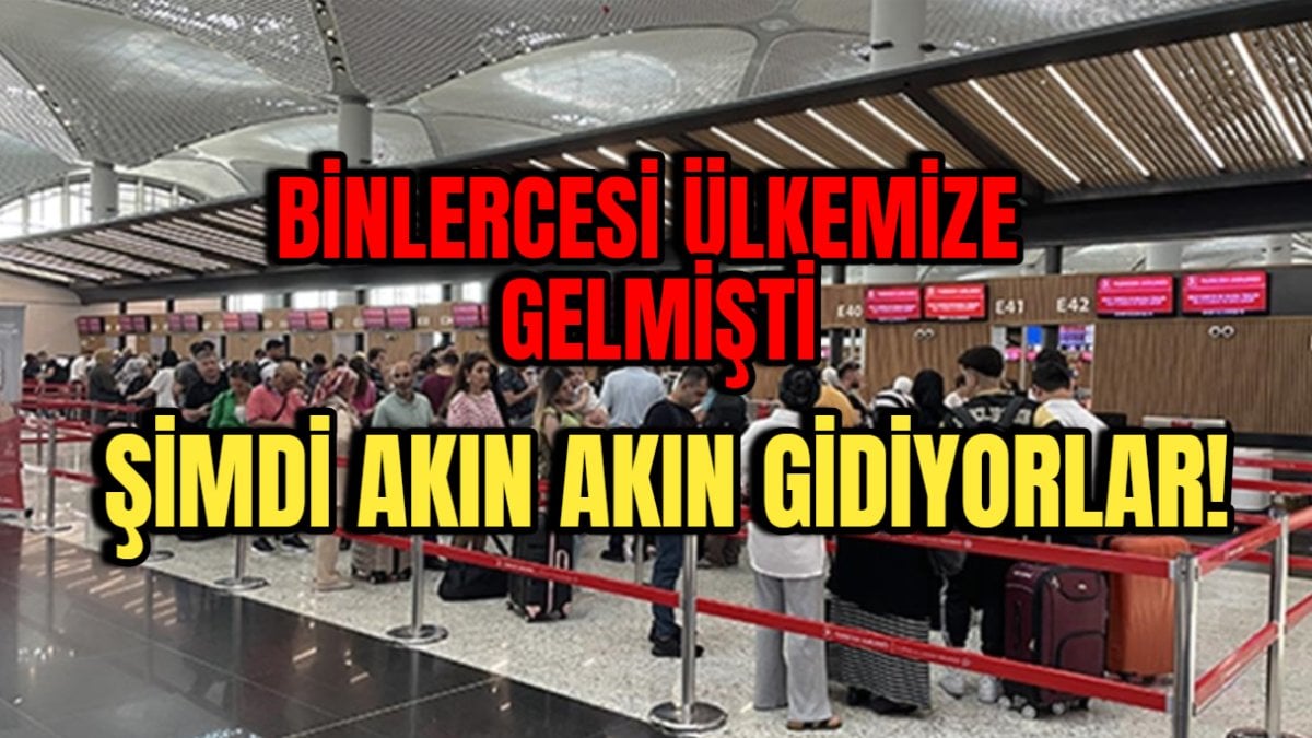 Binlercesi ülkemize gelmişti, şimdi akın akın gidiyorlar! Türkiye’den kaçış başladı