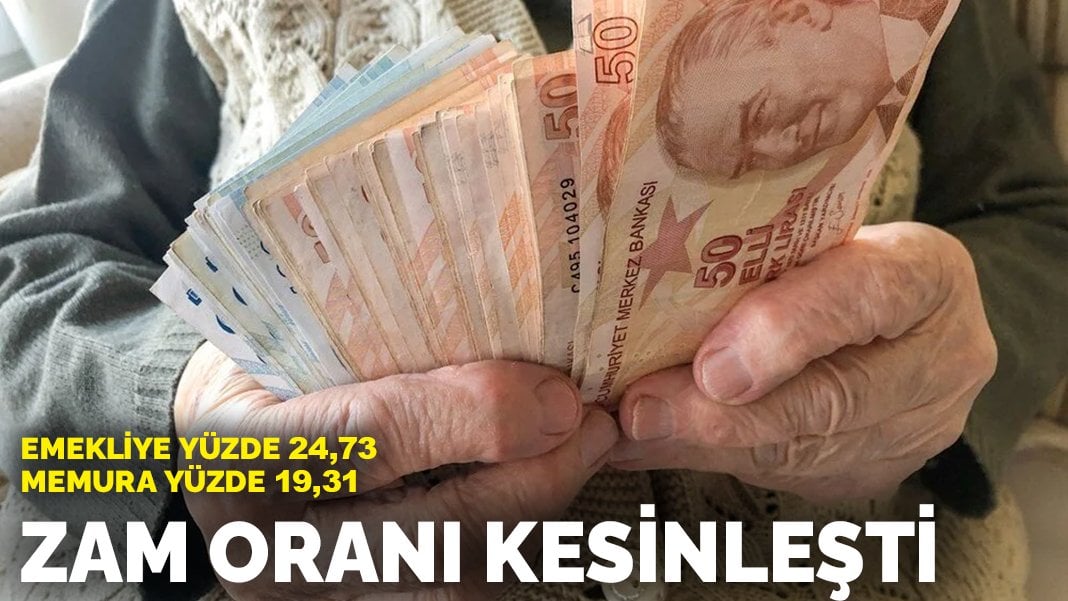 Memur ve emeklinin zam oranı kesinleşti