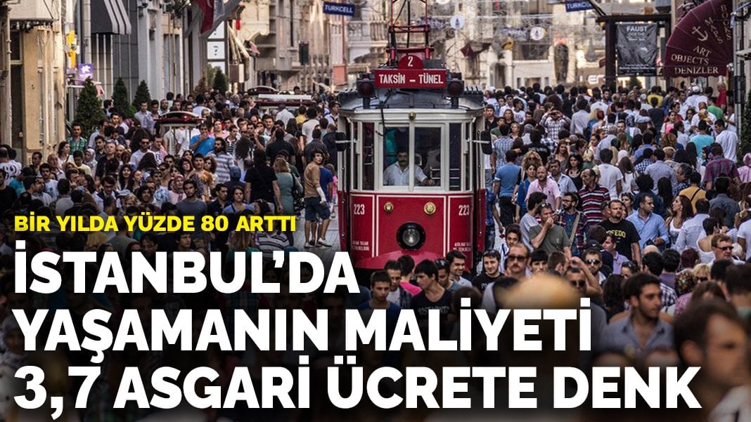 İPA: İstanbul’da yaşamanın maliyeti 3,7 asgari ücrete denk