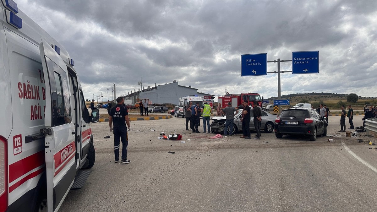 Kastamonu’da zincirleme kaza: Çok sayıda yaralı var