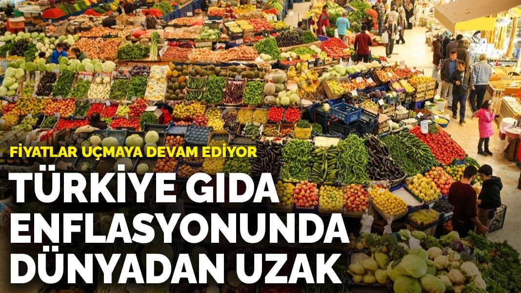 Türkiye gıda enflasyonunda dünyadan uzak: Fiyatlar uçmaya devam ediyor