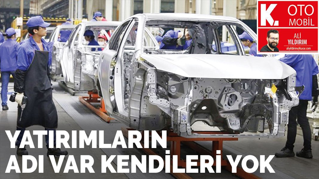 Yatırımların adı var kendileri yok