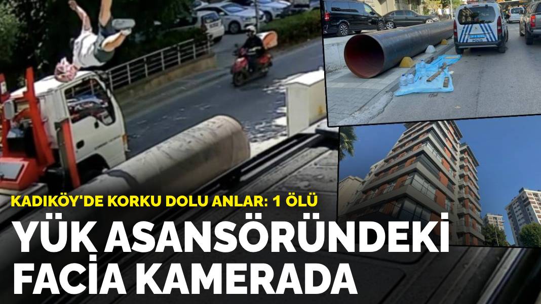 Yük asansöründeki facia kamerada