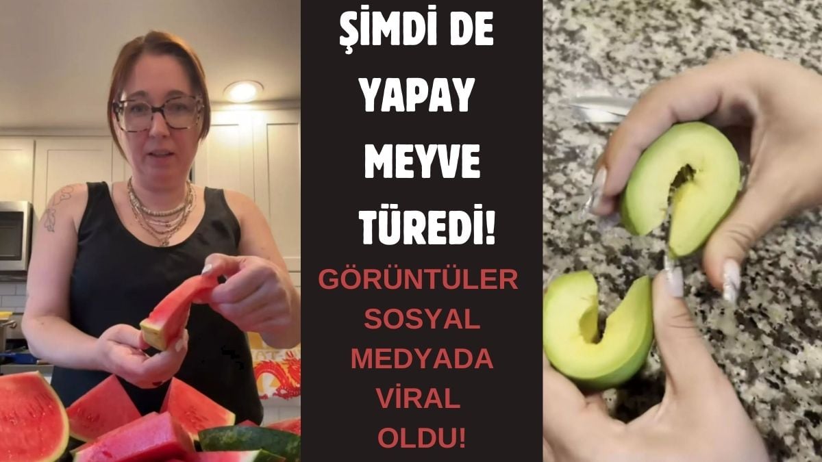 Yapay etten sonra yapay meyveler piyasada! Lastik gibi uzuyor, bıçak kesmiyor “Umarım Türkiye’ye gelmez”