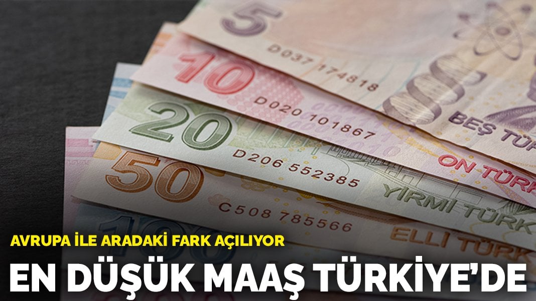 Avrupa ile aradaki fark açılıyor: Maaşların en düşük olduğu ülke Türkiye