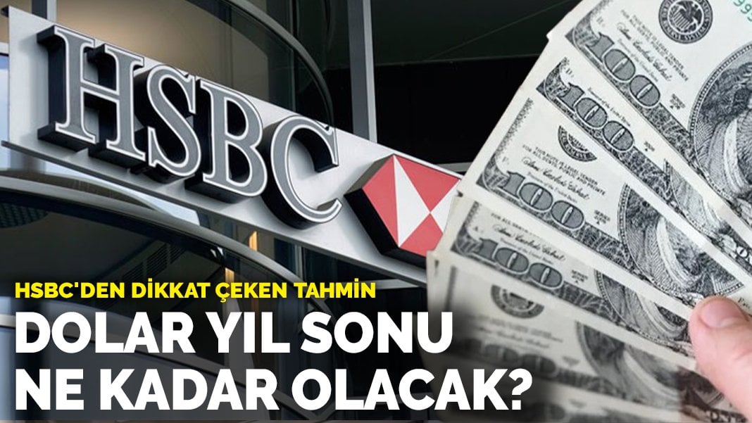 HSBC’den dikkat çeken tahmin: Dolar yıl sonu ne kadar olacak?