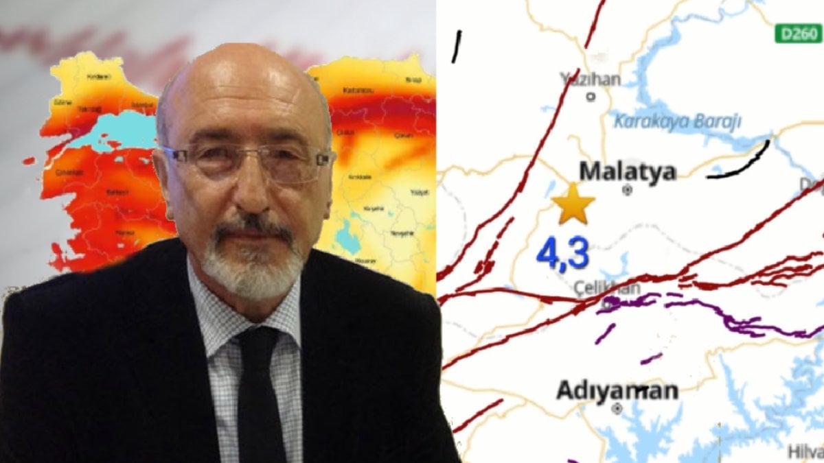 Malatya ciddi deprem tehlikesi altında! Prof. Dr. Osman Bektaş açıkladı: Deprem sonrası sarıya döndü