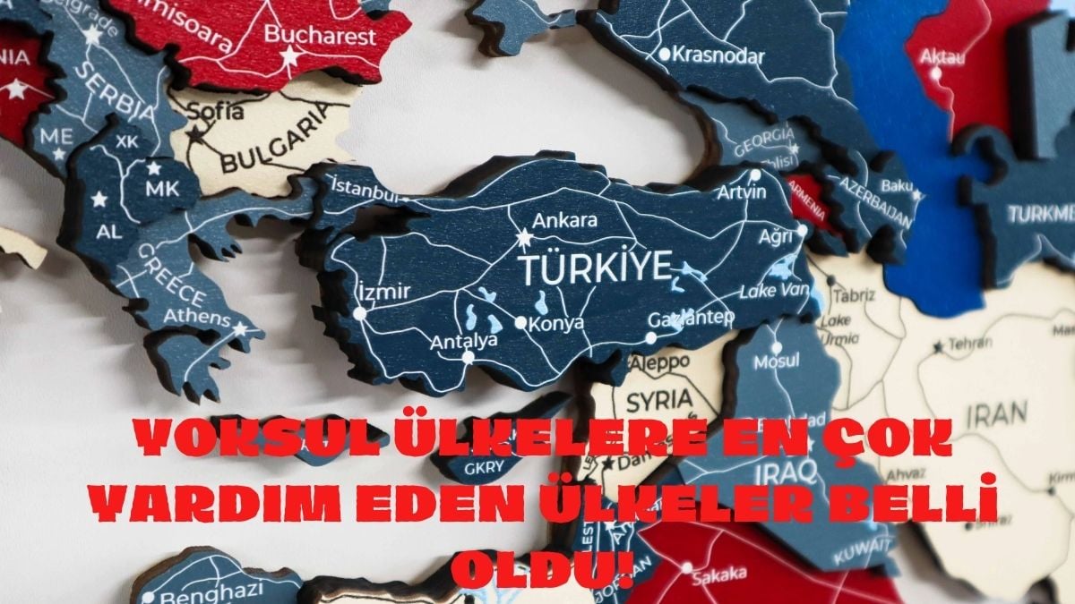 En çok dış yardım yapan ülkeler belli oldu! Türkiye listede bakın kaçıncı sırada?