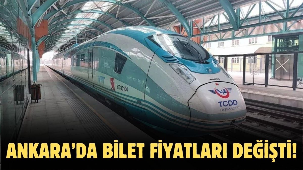 Ankara’da rekor zam geldi!  İşte yeni hızlı tren tarifesi, İstanbul, Konya, Eskişehir ve Sivas…