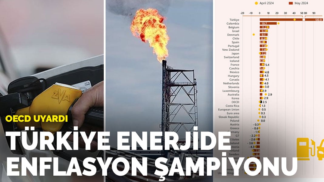 OECD uyardı: Türkiye enerjide enflasyon şampiyonu