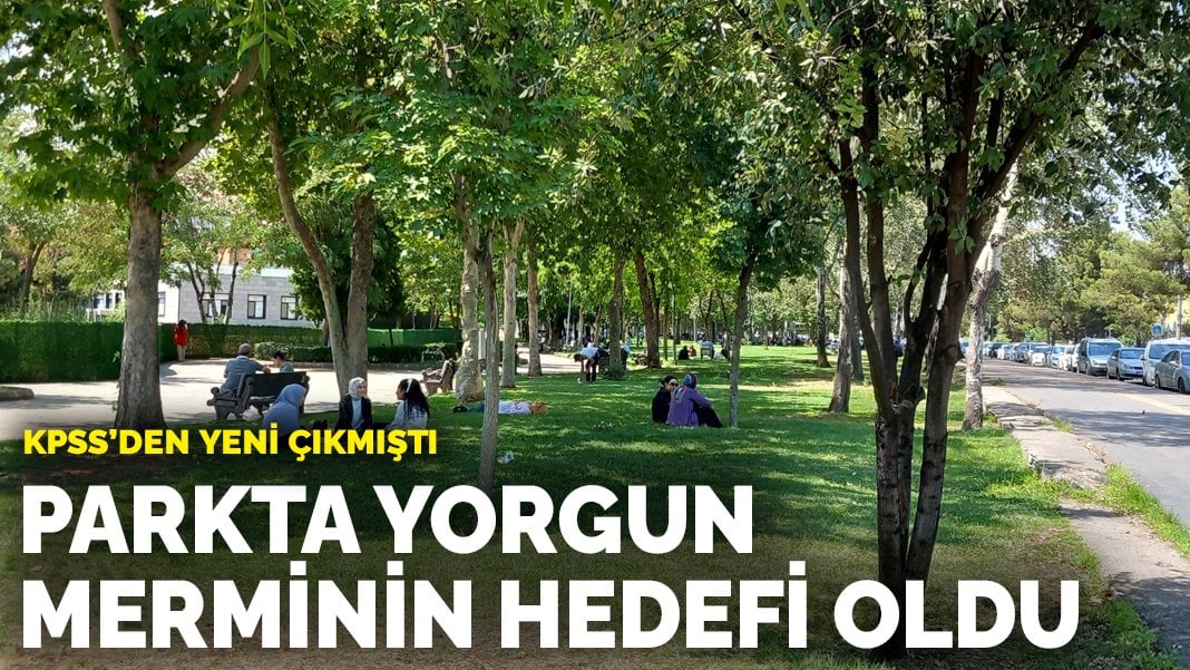 KPSS’den yeni çıkmıştı: Parkta yorgun merminin hedefi oldu