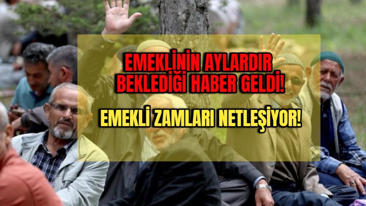 Son Dakika: Emeklinin aylardır beklediği haber geldi! İşte emekli zamlarında beklenen tarih ve rakam