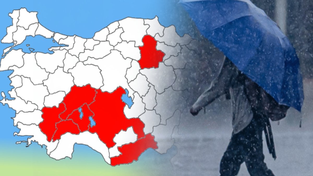 Meteoroloji o illeri uyardı! Çok kuvvetli geliyor: Antalya, Burdur, Isparta, Denizli, Konya, Çorum, Afyonkarahisa…