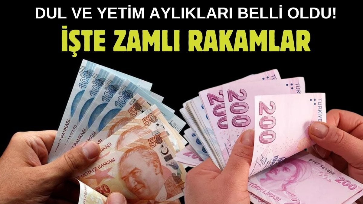 Dul ve yetim aylıklarına gelen zam belli oldu! İşte zamlı rakamlar: Temmuz ayı dul ve yetim maaşı 2024