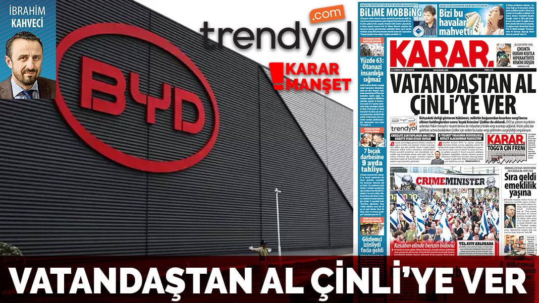 Vatandaştan al Çinli’ye ver