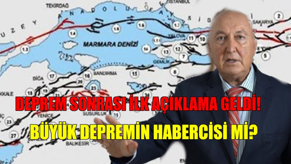 Deprem sonrası ilk açıklama! Prof. Ahmet Ercan uyardı: Daha büyük bir depremin habercisi mi?