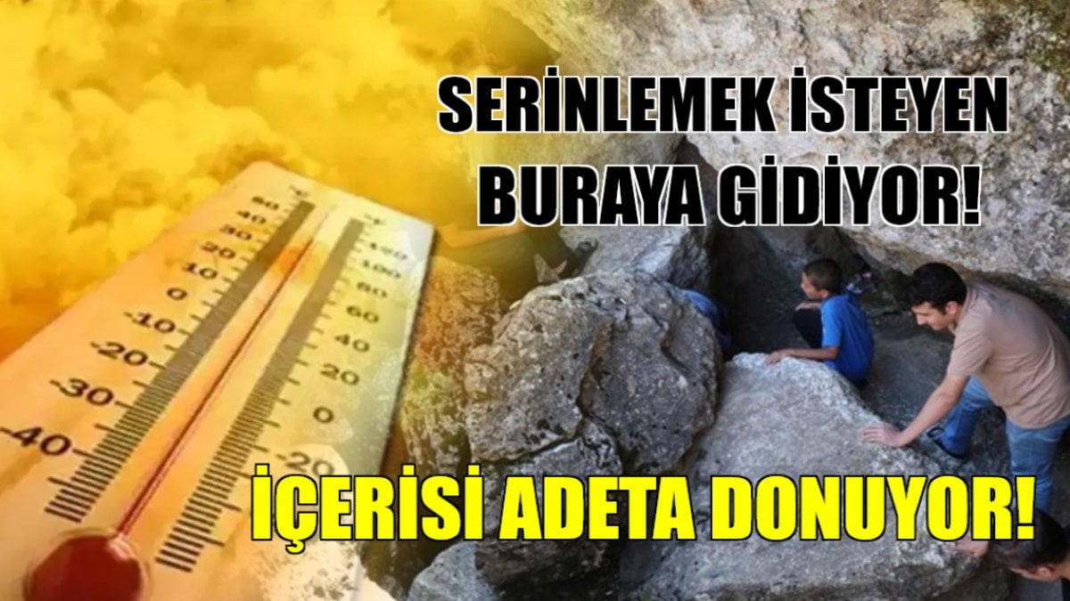 Ne deniz ne baraj! O ilde serinlemek isteyen kendini oraya atıyor! Dışarısı 39 içerisi -10 derece