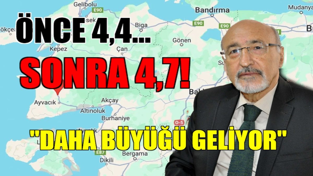 Önce 4,4 şimdi de 4,7! Daha büyüğü geliyor: İstanbul, Bursa, Çanakkale, Balıkesirliler hazır olun