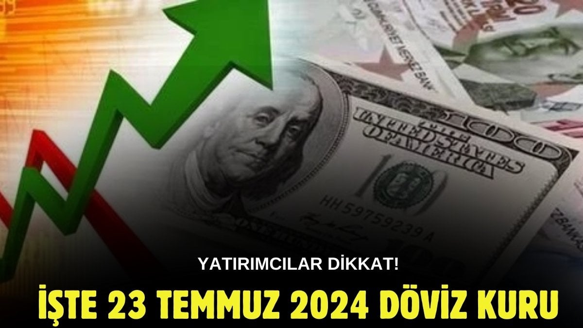 Dolar yatırımcıları sabaha kötü uyandı! Günler sonra o rakamın altında: 23 Temmuz 2024 döviz fiyatları…