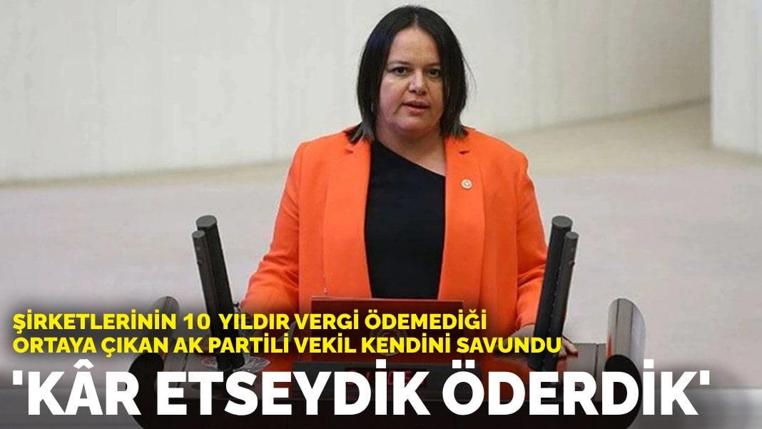 Şirketlerinin 10 yıldır vergi ödemediği ortaya çıkan AK Partili vekil kendini savundu: Kâr etseydik öderdik