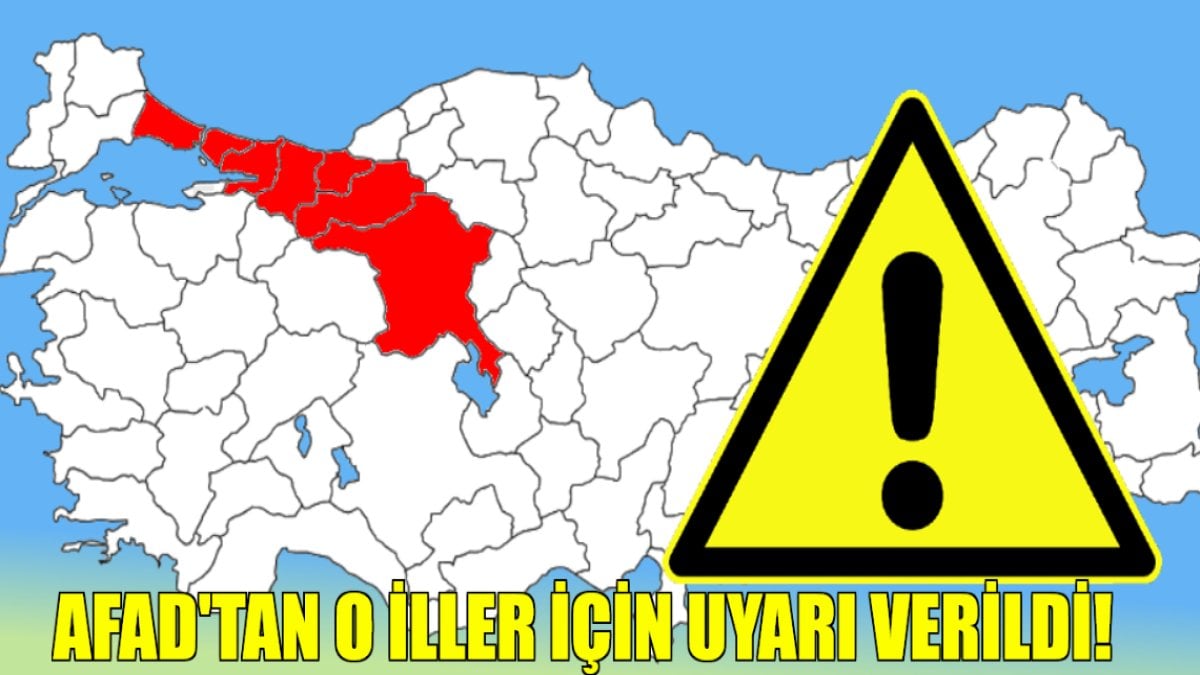 AFAD’dan 26 Temmuz Cuma günü uyarısı! O gün herkes tetikte beklesin: İstanbul, Kocaeli, Sakarya, Düzce, Bolu, Ankara…