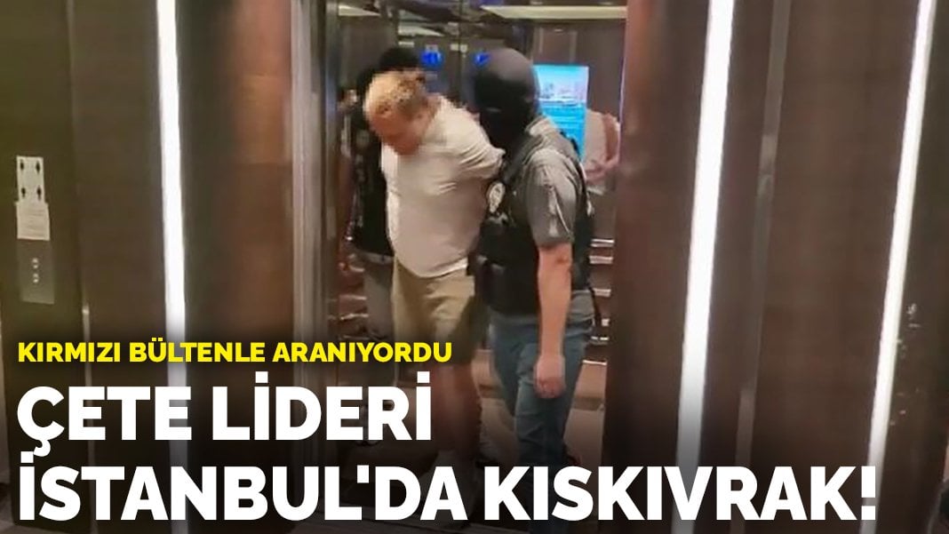 Kırmızı bültenle aranıyordu: Uyuşturucu çetesi lideri İstanbul’da yakalandı