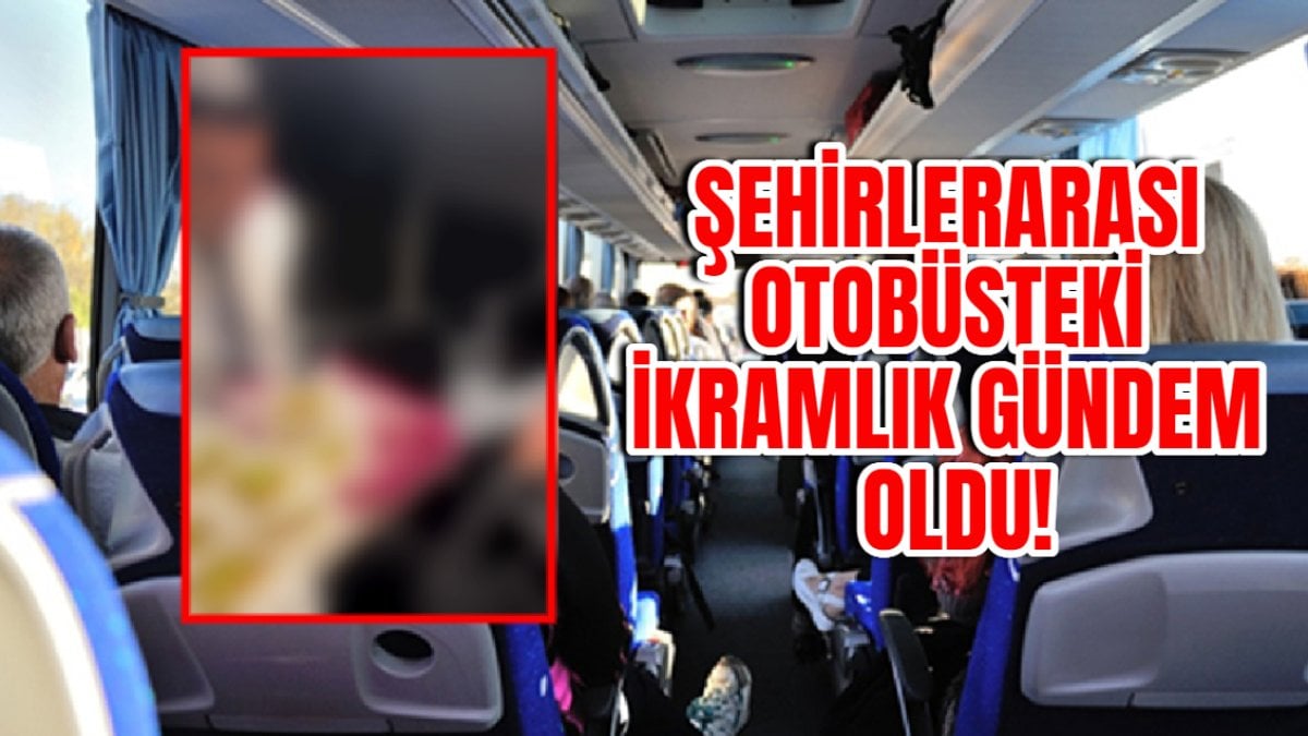 Ne kek ne kahve ne de çay! Bu otobüste bakın ne dağıtıldı? İkramı görenler şaşkına dönüyor