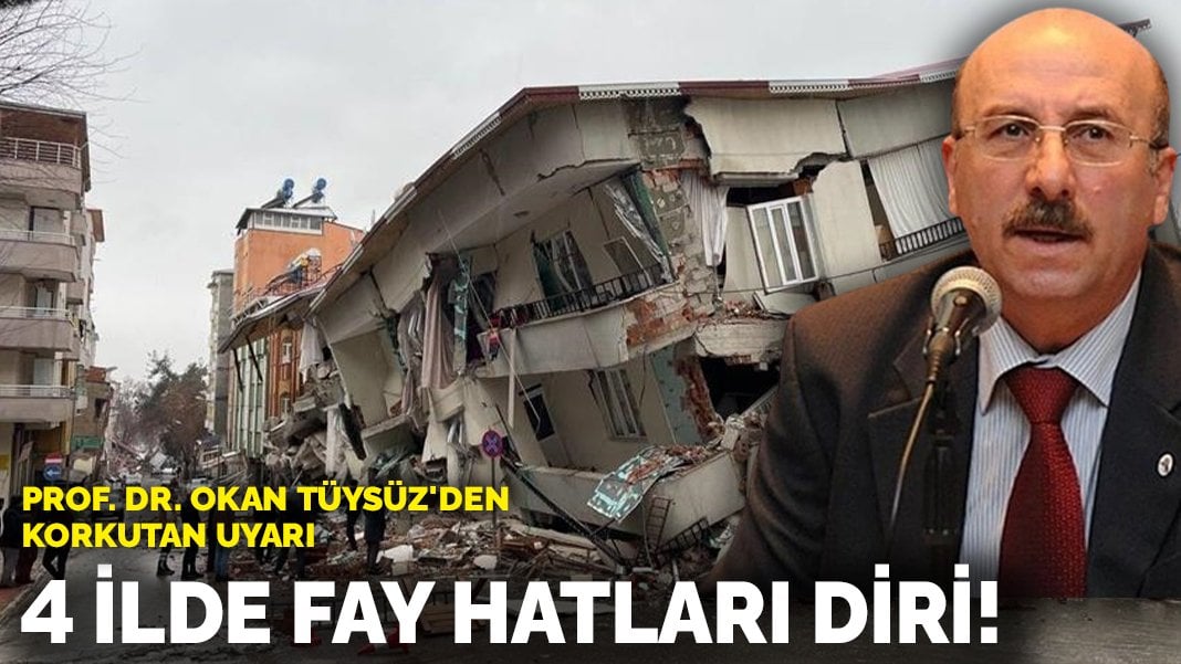 Prof. Dr. Okan Tüysüz’den korkutan uyarı: 4 ilde fay hatları diri