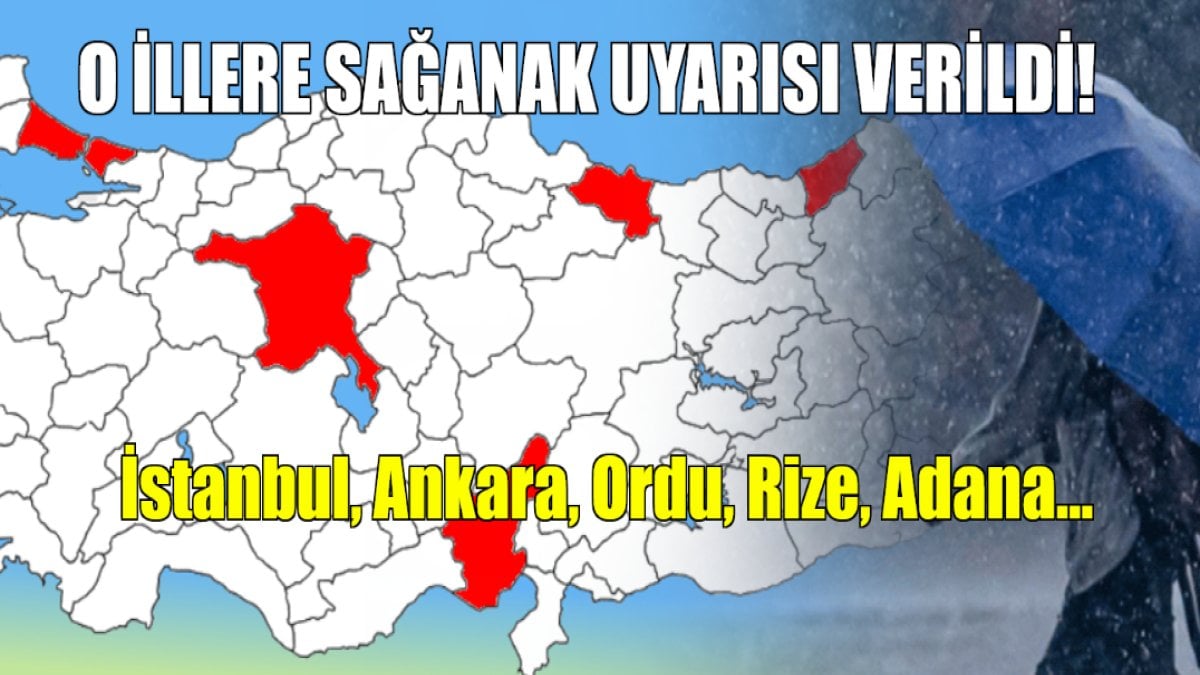 Ankara, İstanbul, Ordu, Rize, Adana dikkat çok şiddetli geliyor! Meteoroloji’den sel uyarısı: Kuru yer kalmayacak