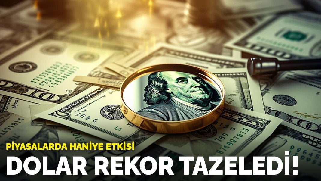 Dolar rekor tazeledi! Piyasalarda Haniye etkisi