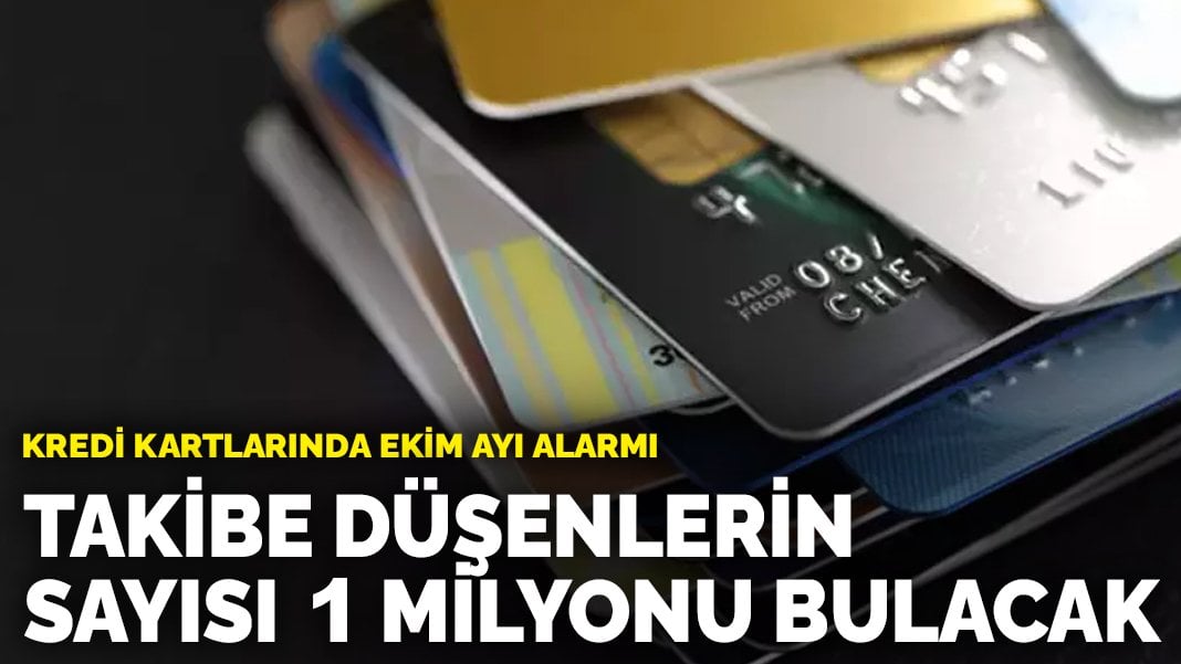 Kredi kartları için ekim ayı alarmı verildi! 1 milyonu bulacak…