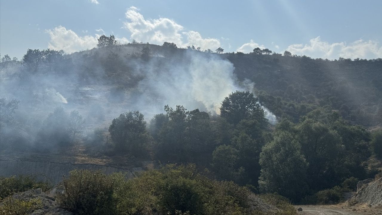 Afyonkarahisar’da Dağlık Alanda Çıkan Yangın Kontrol Altına Alındı