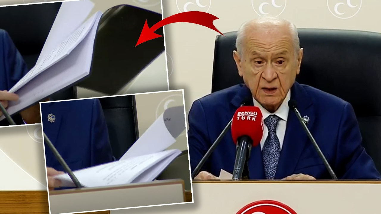 Bahçeli’den Partisinin Hedef Gösterdiği 154 Kişiye Bir Tehdit Daha: Kara Kaplı Defteri Çıkarıp Parmak Salladı!