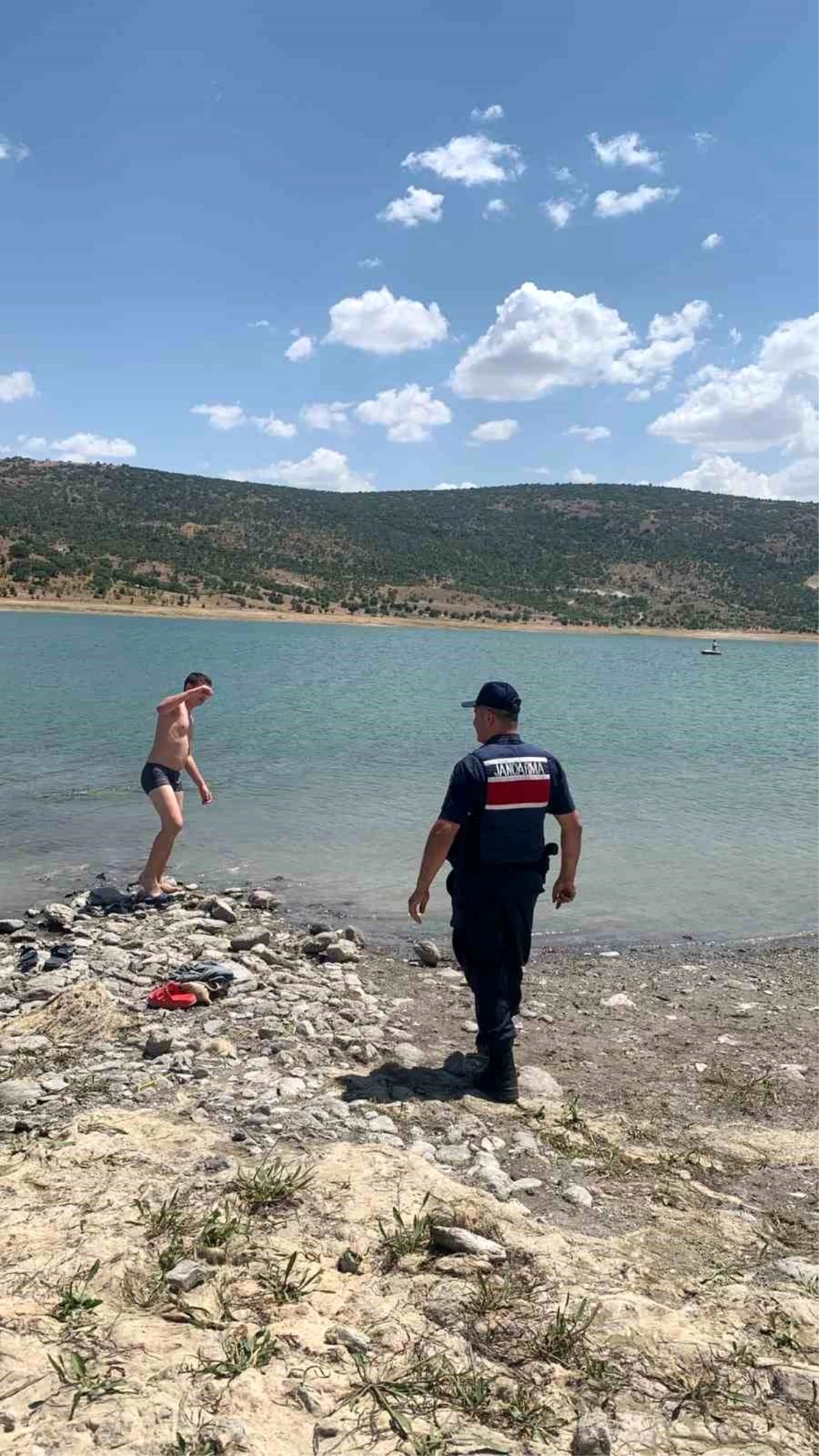 Ankara’da yüzme yasağı olan baraja giren 5 kişiye para cezası uygulandı