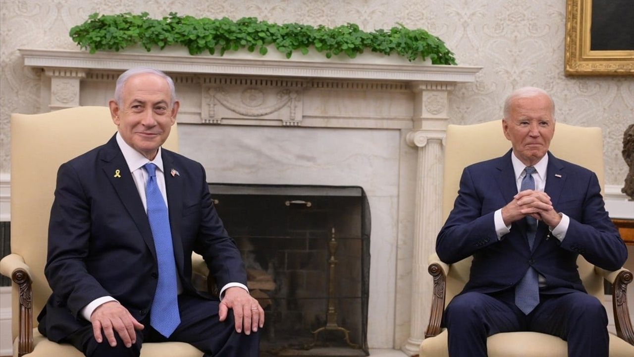 Biden ve Netanyahu Beyaz Saray’da Bir Araya Geldi