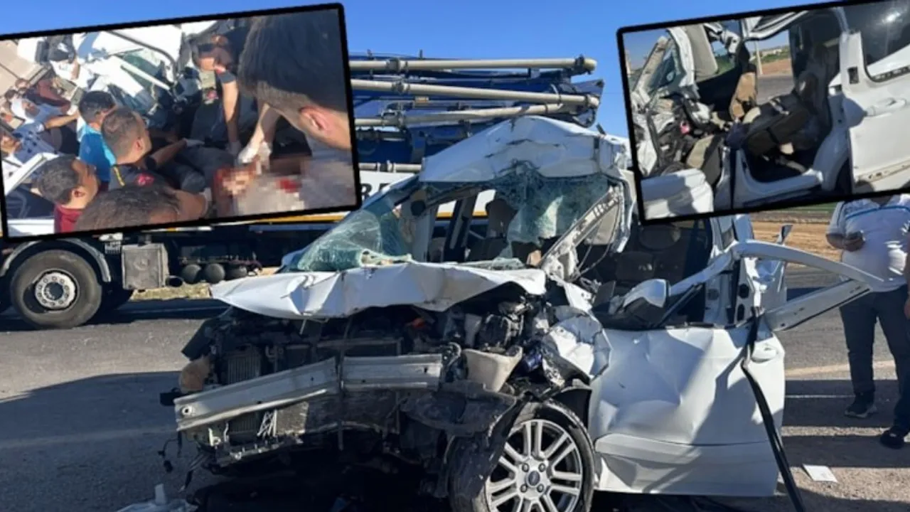 Bismil’de kamyon ile hafif ticari araç çarpıştı! 1 kişi hayatını kaybetti