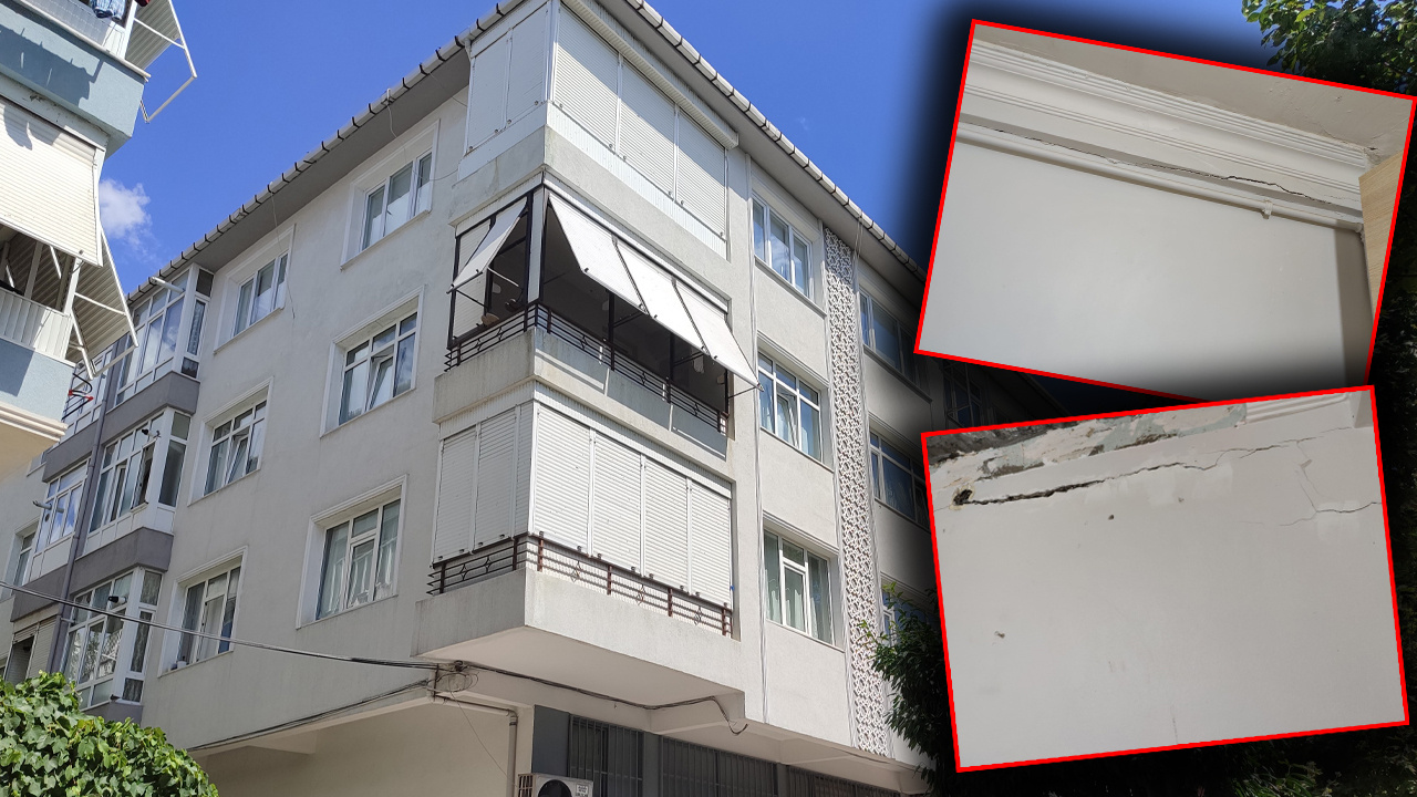 Güngören’de Korkutan Anlar! Apartmanda Yarıklar Oluştu, Bina Tahliye Edildi