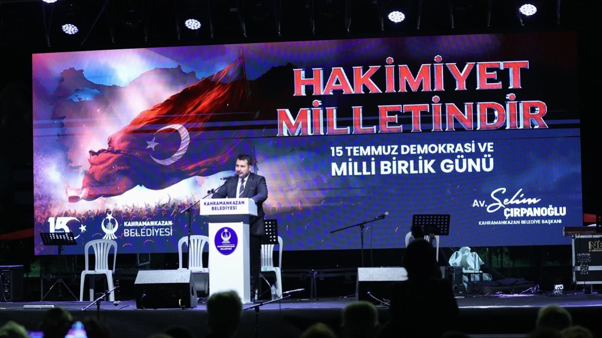 Kahramankazan’da “15 Temmuz Demokrasi ve Milli Birlik Günü” etkinliği düzenlendi